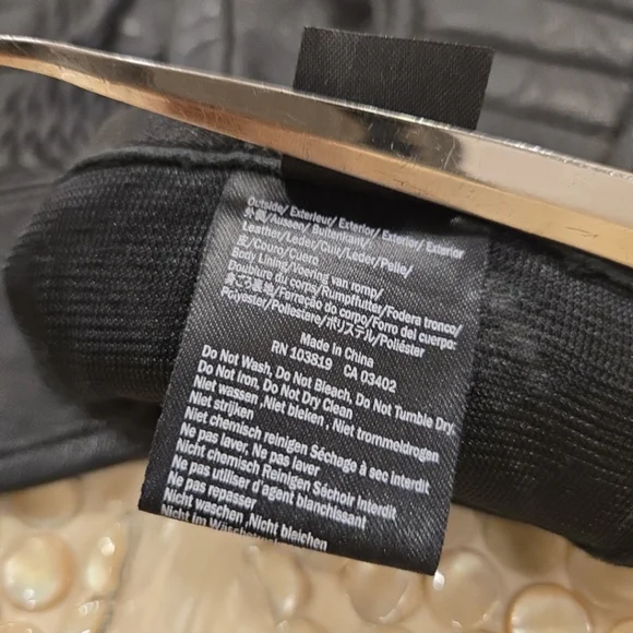 Harley Davidson Motorcycle Womens Gloves Black Leather Logo Extra Large - Picture 6 of 6